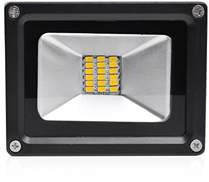 Greenmigo 20W 30W 50W 80W SMD LED Fluter Strahler Gartenlampe Warmweiß warmweiss Licht mit Schwarz Aluminium Gehäuse Wasserdicht IP65 85-265V