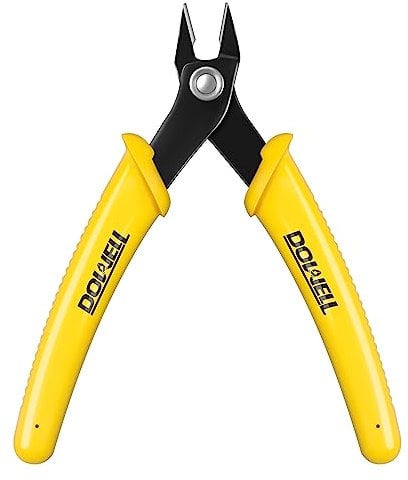 DOWELL Micro Cutter Flush Cutter Weiche Drahtschneider Professionelle Schneiden Kupfer und Aluminium Drahtkabel