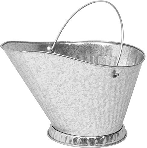 Rocky Mountain Goods Großer Kamin-Eimer - Kohle Hod für Holzofen - Extra starker Stahl für Langlebigkeit - Ausgießer und Tragegriff