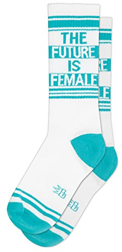 Gumball Poodle Mens The Future is Female Sock One Size White