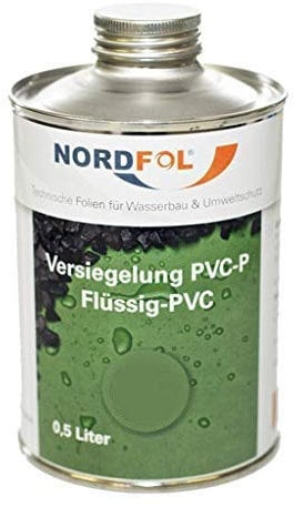 44,95€/L Versiegelung PVC flüssig 1 Liter (oliv-grün) für Folie Teichfolie