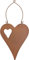 B2S BACK2SEASON Metall Herz Rost zum Hängen H44cm Gartendeko edel Frühling Frühlingsdeko Liebe Deko Edelrost Rostdeko Muttertag Dekoration braun stabil antik Garten Eisen Herzhänger Dekoanhänger