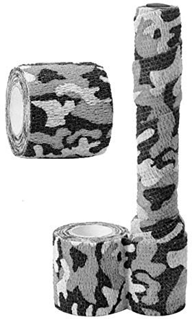 4,5 Meter Universal Camouflage Klebeband Tarnband Gewebeband Panzerband Isolierband Tape Warap Folieren Folie selbstklebend #Winter