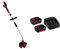 Einhell Coupe-bordures sans fil sur batterie GE-CT 36/30 Li E - Solo Power X-Change (2x18 V, Régime 9000 trs/min, Longueur du fil : 800 cm) avec Chargeur et 2 Batteries 3,0Ah