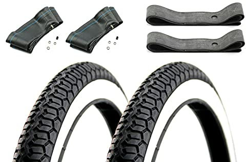 6 teiliges Sava Mitas Weißwand Reifen SET 2,25 x 16 Zoll für Roller, Mofa, Moped, Piaggio, Hercules