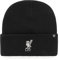 '47 Brand Beanie EPL-Liverpool FC EPL-HYMKR04ACE-BKB Schwarz Weiß, Size:OneSize