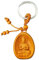 Fancychain Buddhistischer Glücksbringer Schlüsselanhänger buddha Budda Kopf Figur buddhismus Glück Ganesha Figur Klein Meditation Asia Geschenk-Idee Erfolg und innerer Ruhe