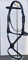 Equipride Anatomisches Zaumzeug mit rutschfesten Rinnen, Schwarz und Braun (Cob, Brown)