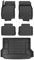 OMAC Fußmatten & Kofferraumwanne Set kompatibel mit Nissan X-Trail T32 2017-2024 Gummi 5X