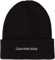 Calvin Klein Jeans Damen Strickmütze Institutional Wintermütze, Schwarz (Black), Onesize