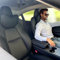 TESBEAUTY Upgraded Auto Kopfstützenkissen 2 Packungen Echtes Nappaleder Auto Nackenkissen Tesla Model Y Model 3 Model X Model S Universal Fit Nackenstützkissen Schwarz