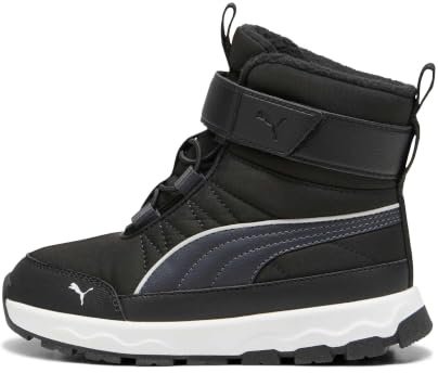 Puma Unisex Kinder Evolve Boot Ac+ Ps Sneaker, Puma Black Strong Gray Puma White, 35 EU