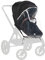 hauck Universal Kinderwagen Regenschutz 91 x 92 x 85 cm mit Reflektierender Umrandung, Kontakt & Belüftungs Fenster, Einfache Klettverschluss Befestigung am Kinderbuggy Sitz (Transparent)
