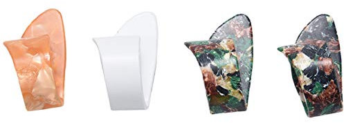 Spactz 4 Stueck Daumen Finger Plektrum Mediator Daumen Pick fuer akustische elektrische Guitarra Dicke