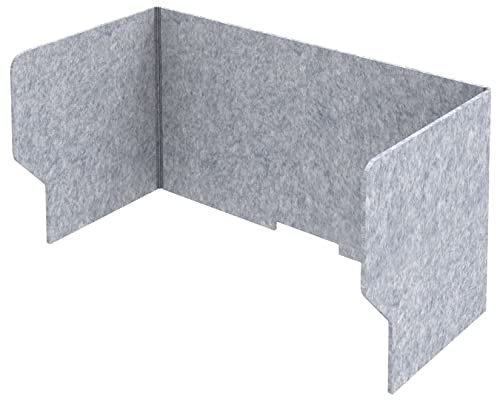 Mehrzweck Schreibtisch Trennwand, Schalldämpfung Tischtrennwand Aus Filz, Faltbar Leicht Polyesterfaser Sichtschutz Schreibtischpanel, Für Schülerschreibtische Thekenaufsatz Lernbüro ( Size : 80cm (32