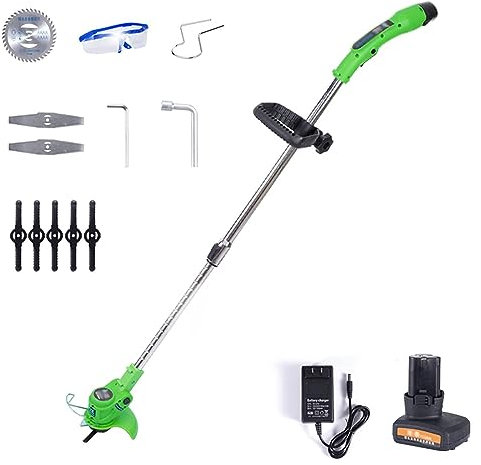 push along lawn mower manual mower Electric Lawn Mower 12V Battery Powered Portable Rotary Electric Lawn Mower Light Duty Rechargeable Retractable Garden