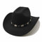 Cowboyhut Schwarz Herren Cowgirl Kostüm Damen mit Band Werternhut Cowboyhut Schwarz Fasching