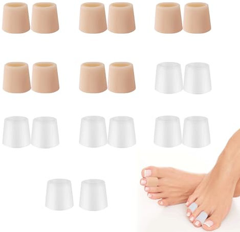 20PCS Zehenschutz silikon elastische Schutzpolster die Reibung für den Zeh zu verringern,Schmerzen zu lindern und die zehenschutz zu schützen können Sie es auch beim Tragen von Schuhen verwenden
