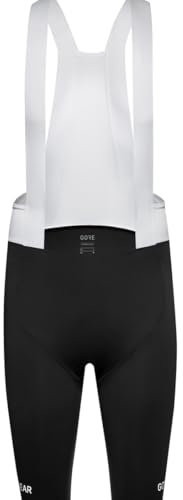 GORE WEAR Herren Spinshift Kurze Trägerhose+ Trainingshose, Schwarz, L EU