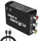 FeiEVER Convertitore S-Video a HDMI, convertitore RCA a HDMI, supporta risoluzione 720P/480, commutazione schermo 4:3/16:9.