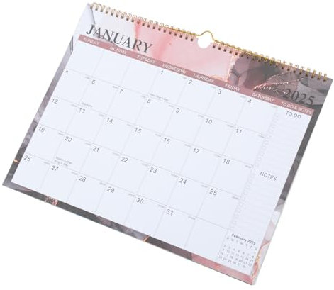 Wandmonatskalender -2025 für Büro und Termine Weihnachten Event