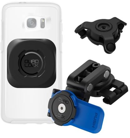 QUAD LOCK Soporte móvil Moto para depósito de Freno con Amortiguador de Vibraciones y Adaptador Universal mag