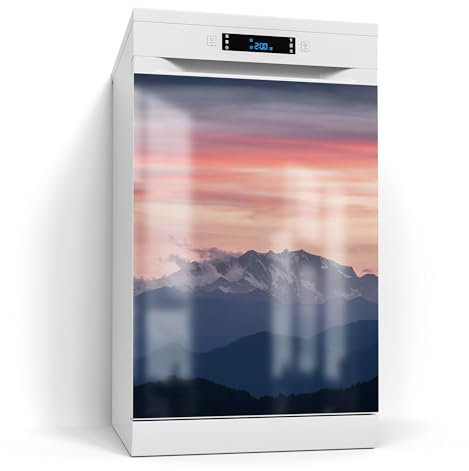 DEQORI Lámina magnética para lavavajillas 60 x 80 cm, diseño de Alpenabendglanz