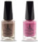 (2Pcs Set) Henna Infused Halal Nail Polish Water Permeable Nail Polish Wudhu friendly and Vegan Long lasting Shiny Nail polish (Ameythst, Azim)
