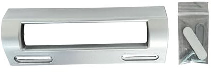 daniplus Türgriff, Griff silber Universal für Kühlschrank, Gefrierschrank LxTxB 196x72x24mm