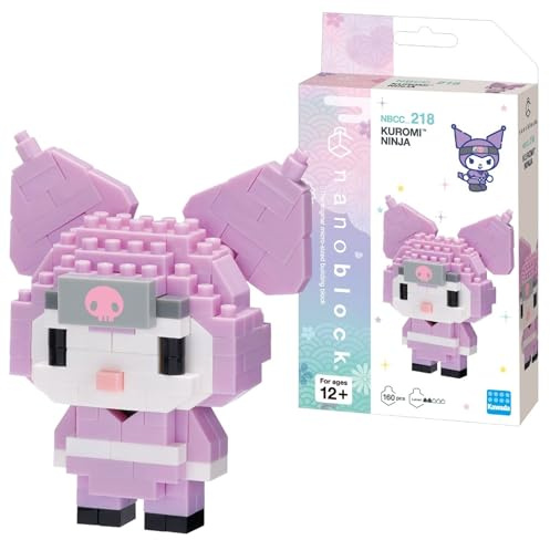 Nanoblock Sanrio Hello Kitty Kimono Model - Mininano Building Blocks | Sanrio Mini Model Kits - Plastic Model Kits With Mini Bricks Make Great Sanrio Gifts - Hello Kitty Model Kit