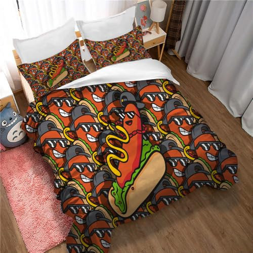 Ste-X Bettbezug-Set, Wendbar, Fortnite-Ladebildschirm, Bettwäsche, Bettbezüge, Kissenbezüge, Leinenoptik, Hochwertige Bettwäsche Mit Hohem Baumwollanteil (FLS 06,135x200cm)