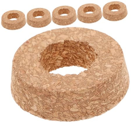 Amosfun 6 Stück Korken Für Pflanzgefäße Vase Holz Hellbraun Sukkulenten Terrarium Korken Für Flaschen Flaschenverschlüsse Zum Basteln