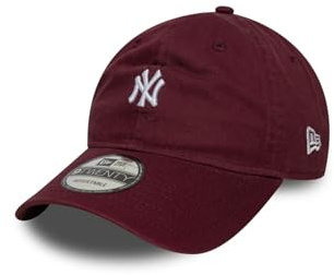 New Era Mini Logo 9Twenty Adjustable Cap NY Yankees Dunkelrot, Size:OneSize