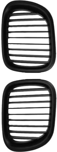 Kühlergrill 2 Stück Auto-Frontstoßstangengrill Passend Für Z3 1996–2002 51138412949 51138412950 51138397504 51138397503 Kühlergrill vorne(Matte Black)