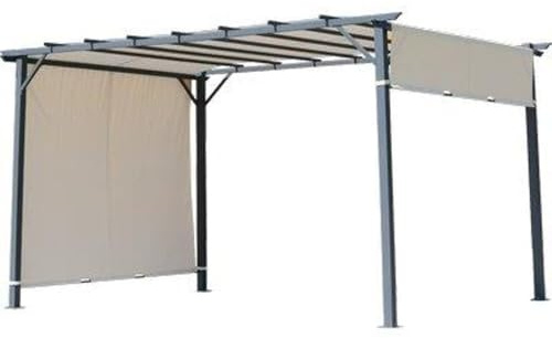 1 PZ PERGOLA CAIRO DOMUS ACCIAIO/POLY MT 3X4