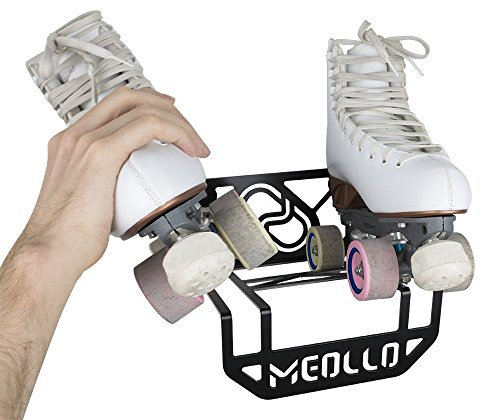 MEOLLO Rollschuhe Wandhalterung (100% Stahl) (weiß)