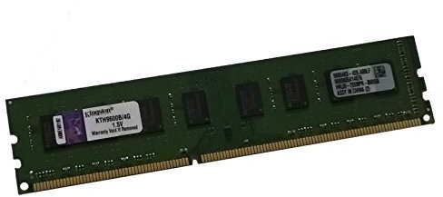 Kingston KTH9600B/4G DIMM PC3-10600U 240-PIN DDR3 4GB RAM PC 1333MHz