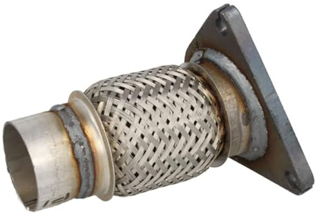 JMJ Flexrohr Auspuff Abgasrohr Ø50mm 100mm 50X100MEGANE2 Kompatibel mit RENAULT Megane 1 BA0/1 Megane 1 Cabriolet EA0/1 Megane 1 Grandtour KA0/1 Megane 1 Coach DA0/1