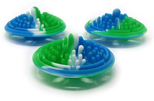 Paint Puck® Paint Brush Cleaner (3-Pack - Earth) Silicone Cup Insert Cleaning System | Fine Art, Studio, Classroom | Acrylic, Watercolor, Oil, Thicker Mediums | Reusable, Ecofriendly