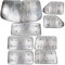 Summit SUM-1634 Luxuriöse Kfz-Thermo-Blenden, 8-teiliges Set