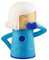 Chilly Cold Mama Fridge Cleaner Baking Soda Freezer Odor Absorber & Freshener Holder, Cool Mama Refrigerator Deodorizer Freezer Odor Household Kitchen Tools, Blue