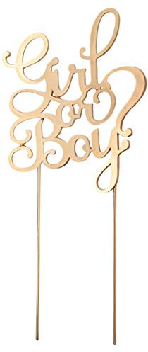 Tomaibaby Mädchen Oder Junge Kuchen Topper Cupcake Topper Kuchen Dekor Pick für Jungen Und Mädchen Baby Dusche Party Kuchen Dekoration