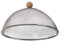 Rivanto® Edelstahl Fliegenhaube Ø 30 cm Tellerglocke mit Trageknauf, Teller Abdeckung für Lebensmittel beim Grillen