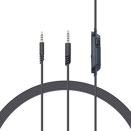 Yaowanguan Ersatz Inline Lautstärkeregelung Kabel für ASTRO A10/A40/A30/A50/A40TR Gaming Headsets(1m/3.3Fuß, schwarz)