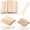 JANYUN Holzspatel Waxing, 200 Stück Augenbrauen Holzspatel Waxing Applikator Kleine Holzstäbchen für Haarentfernung oder Holz Handwerk