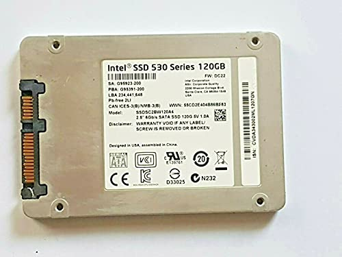 Ssd 120 GB SATA SSDSC2BW120A4 Intel 530 Series 6Gb/ 2.5 interne Festplatte