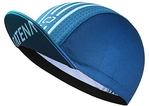 CATENA Fahrrad Mütze Unisex Radmütze Helm-Unterziehmütze Herren/Damen Atmungsaktive Bike Cap für Radfahren Laufen Outdoor Einheitsgröße (Blau)