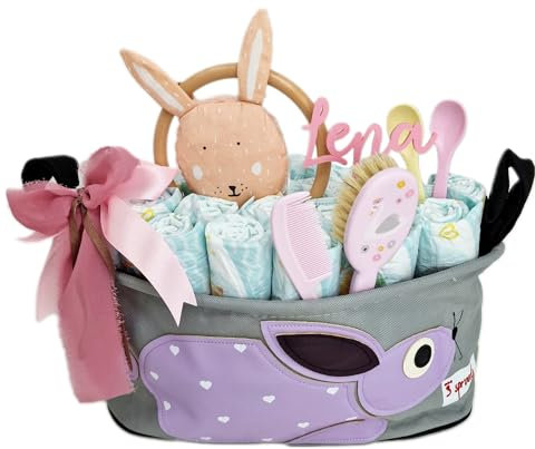 Elfenstall Windeltorte Pamperstorte 3 Sprouts Kinderwagentasche Hase
