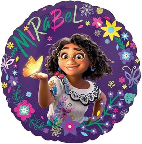 Amscan Encanto Folienballon Disney Geburtstag, Violett