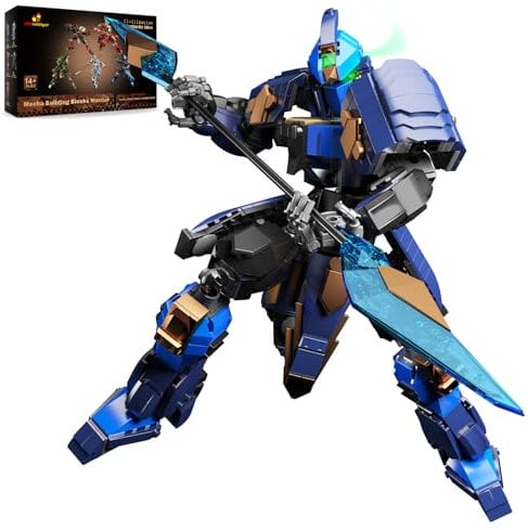 JMBricklayer Mech Building Sets para Adultos 70128, Modelo de Robot de Figura de héroe, Juego de Modelo Mecha para Adolescentes (834 Piezas)